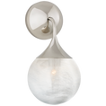 Load image into Gallery viewer, Cristol Small Single Sconce - Polished Nickel Finish
