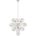 Load image into Gallery viewer, Cristol Large Tiered Chandelier - Polished Nickel Finish