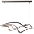 Load image into Gallery viewer, Crossing Waves LED Pendant - Dark Smoke