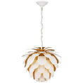 Load image into Gallery viewer, Cynara Small Chandelier - White & Gild