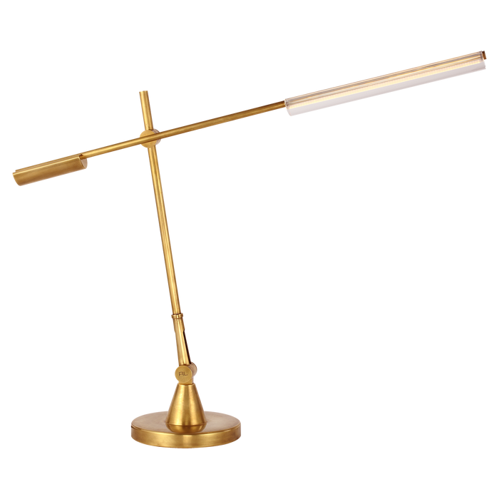 Daley Adjustable Desk Lamp - Natural Brass