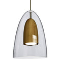 Load image into Gallery viewer, Dano LED Mini Pendant - Clear, Dark Wood, Bronze