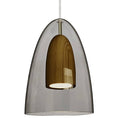 Load image into Gallery viewer, Dano LED Mini Pendant - Smoke, Dark Wood, Satin Nickel