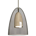 Load image into Gallery viewer, Dano LED Mini Pendant - Smoke, Natural Wood, Bronze