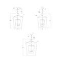 Load image into Gallery viewer, Darlana Double Cage Lantern - Diagram