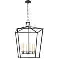 Load image into Gallery viewer, Darlana Extra Large Lantern - Aged Iron Finish
