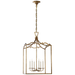Darlana Large Fancy Lantern - Gilded Iron Finish