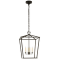 Load image into Gallery viewer, Darlana Medium Lantern - Aged Iron Finish