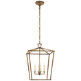 Load image into Gallery viewer, Darlana Medium Lantern - Gilded Iron Finish