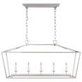 Load image into Gallery viewer, Darlana Medium Linear Lantern - Polished Nickel Finish