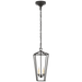 Darlana Medium Tall Lantern - Aged Iron Finish