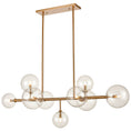 Load image into Gallery viewer, Delilah 51" Linear Chandelier - Aged Brass Finish