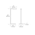 Load image into Gallery viewer, Dessau 38" Floor Lamp - Diagram