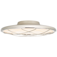 Load image into Gallery viewer, Dot 16" Caged Flush Mount - Polished Nickel Finish