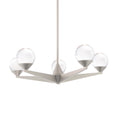 Load image into Gallery viewer, Double Bubble 24" LED Chandelier - Satin Nickel Finish