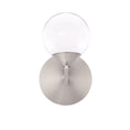 Load image into Gallery viewer, Double Bubble 1-Light Wall Sconce - Satin Nickel Finish