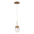 Load image into Gallery viewer, Double Bubble Pendant - Aged Brass Finish