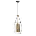 Load image into Gallery viewer, Dunbar Pendant - Warm Brass with Bronze Finish