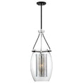 Load image into Gallery viewer, Dunbar Pendant - Polished Chrome with Matte Black Finish