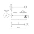 Load image into Gallery viewer, Dune Adjustable LED Wall Sconce - Diagram