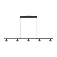 Load image into Gallery viewer, Dune 5-Light Linear Suspension - Black Finish