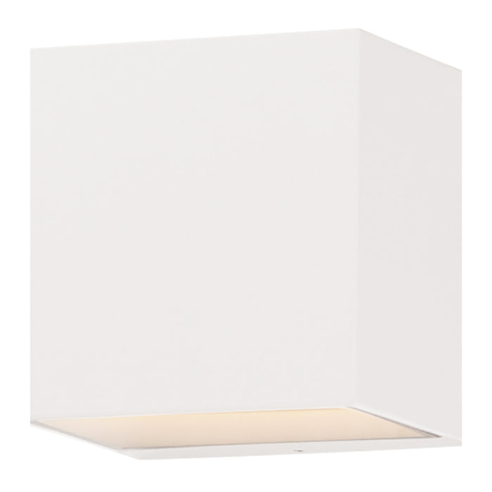Blok LED Outdoor Wall Sconce - White