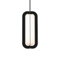 Load image into Gallery viewer, Echelon Long Pendant - Black
