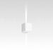 Effetto Square Outdoor LED Wall Light White 2 Narrow Beams