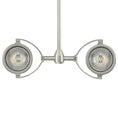 Load image into Gallery viewer, Elton Double Head - Satin Nickel Finish