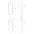 Load image into Gallery viewer, Elyse LED Outdoor Wall Sconce - Diagram