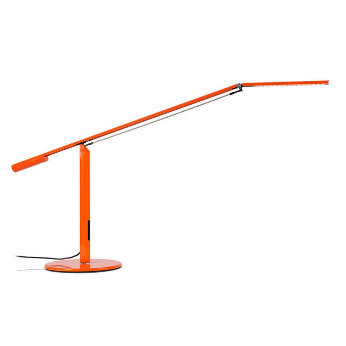 Equo LED Desk Lamp Display - Orange Finish