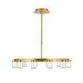 Load image into Gallery viewer, Esfera Medium Chandelier - Natural Brass Finish