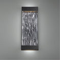 Load image into Gallery viewer, Fathom Small Outdoor Sconce - Black Finish Display