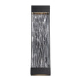 Load image into Gallery viewer, Fathom Large Outdoor Sconce - Black Finish