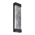 Load image into Gallery viewer, Fathom Large Outdoor Sconce - Black Finish