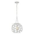 Load image into Gallery viewer, Feccetta Small Pendant - Paper Mache White Finish