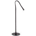 Load image into Gallery viewer, Flexiled Leather LED Floor Lamp - Dark Brown Leather