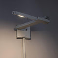 Load image into Gallery viewer, Flip Titanium dweLED Swing Arm Wall Light (Right)