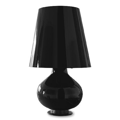 Fontana Total Black Table Lamp