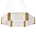 Load image into Gallery viewer, Forever LED Chandelier - Aged Brass Finish