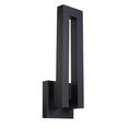 Load image into Gallery viewer, Forq Indoor/Outdoor Wall Sconce - Black Finish