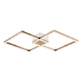 Load image into Gallery viewer, Fractal Symmetrical Semi Flush Mount - Brushed Champagne Finish