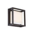 Load image into Gallery viewer, Framed Small LED Outdoor Wall Sconce - Bronze Finish