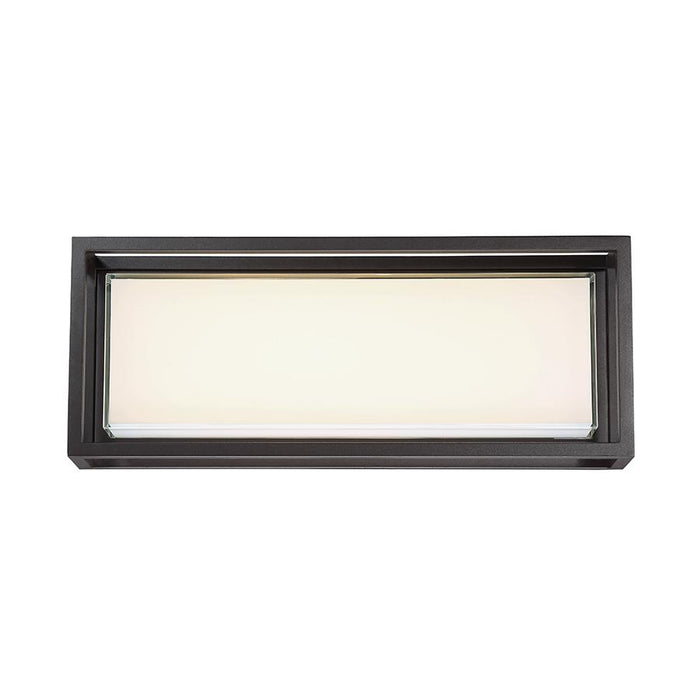 Framed Large LED Outdoor Wall Sconce - Bronze Finish