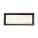 Framed Large LED Outdoor Wall Sconce - Bronze Finish