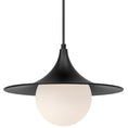 Load image into Gallery viewer, Fuji Medium Pendant - Matte Black Finish