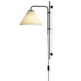 Load image into Gallery viewer, Funiculi Fabric Shade Plug-In Wall Light - Sand (Shade)