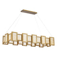 Load image into Gallery viewer, Fury LED Linear Suspension - Aged Brass Finish