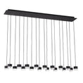 Load image into Gallery viewer, Gable 18-Light Linear Chandelier - Nightshade Black Finish
