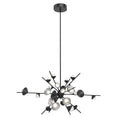 Load image into Gallery viewer, Geode Large LED Chandelier - Black Finish
